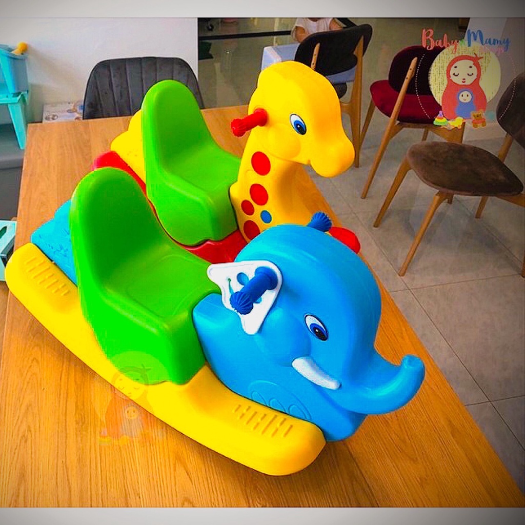 ม้าโยก-3-สี-color-kindergarten-rocking-horse-ยีราฟโยกเยก-3สีม้าโยกเยกเด็ก-เก้าอี้โยกเยก-โยกเยกเด็ก