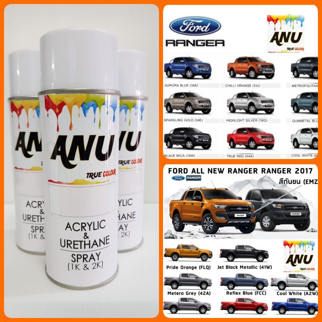 spray-anu-i-สีสเปรย์-พ่นรถยนต์-กี่งเงา-ford-ranger-1-กระป๋อง