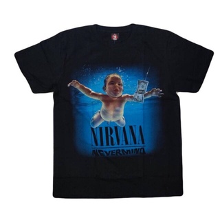 Tee เสื้อวง Nirvana TshirtRock เสื้อยืดวงร็อค Nirvana