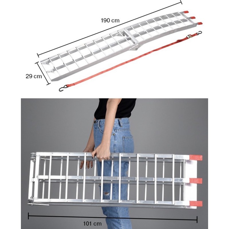 บันไดขนย้ายรถจักรยานยนต์แข็งแรง
