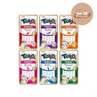 สินค้า แมวเลีย โทโรโทโร่ พลัส toro toro plus  15 กรัม (แพ็ค5 ซอง)