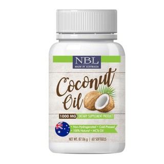 นูโบลิค น้ำมันมะพร้าว NBL Coconut Oil 1 กระปุก = 60 เม็ด