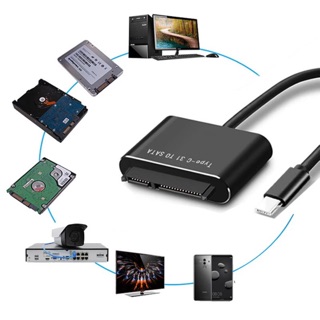สินค้า 1PC ข้อมูลสาย USB to SATA Type-C ไปยัง SATA Hard Drive ADAPTER CABLE สนับสนุน 2.5 Hard Diskอินเทอร์เฟซ SATAฟังก์ชั่น OTG