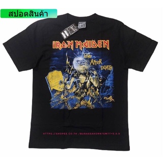 เสื้อวง Iron Maiden เสื้อยืด เสื้อวงร็อค Iron Maiden ผ้าฝ้ายแท้S-5XL