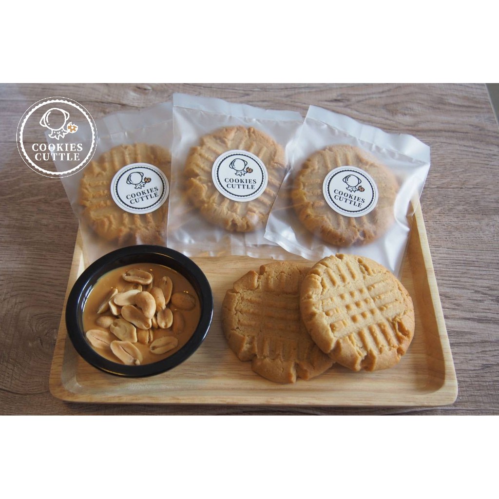 โฮมเมด-คุกกี้เนยถั่วธรรมชาติ-homemade-natural-peanut-butter-cookies-cookies-cuttle