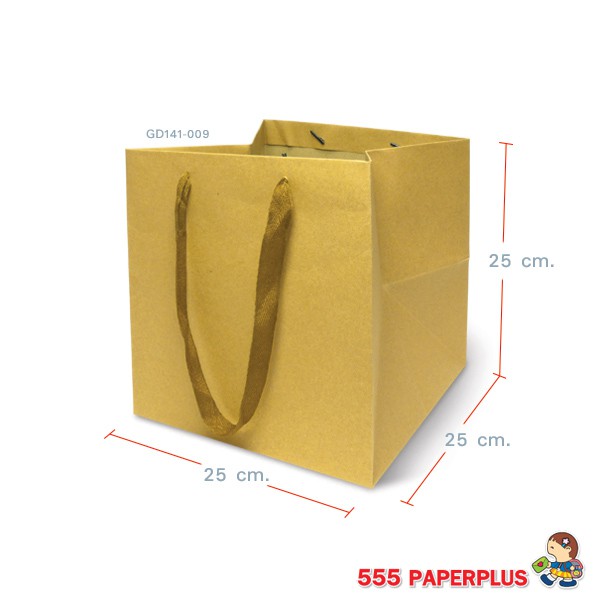 555paperplus-ซื้อใน-live-ลด-50-ถุงหิ้วคราฟท์-ถุงกระดาษ-รหัสgd141-เลือกแบบได้ที่ตัวเลือกสินค้าค่ะ