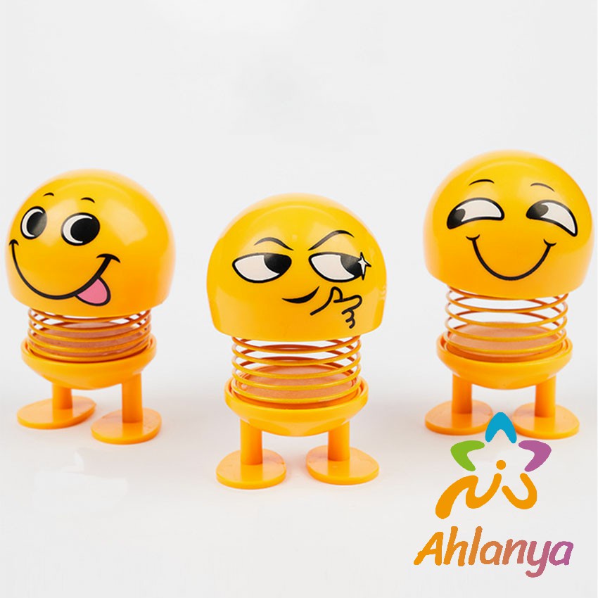 ahlanya-ตุ๊กตาอิโมจิ-ตุ๊กตาส่ายหัว-ตกแต่งรถภายใน-emoji-ตุ๊กตาส่ายหัวได้-ประดับยนต์-car-decoration