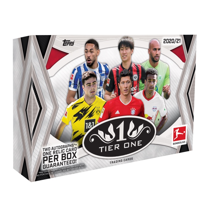 การ์ดฟุตบอล) กล่อง 2021 Topps Tier One Bundesliga Soccer Hobby Box