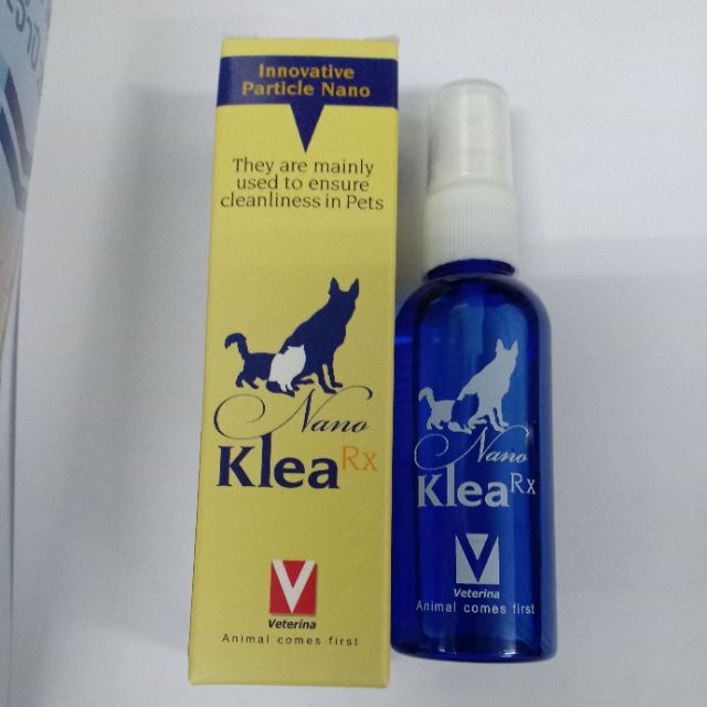 ภาพหน้าปกสินค้าNano Klea Spray นาโนสเปร์ย50ml แบคทีเรีย เชื้อรา สุนัข แมว สัตว์อื่นๆ(lotใหม่เปลี่ยนสีกล่อง) จากร้าน m.b.a.drug บน Shopee