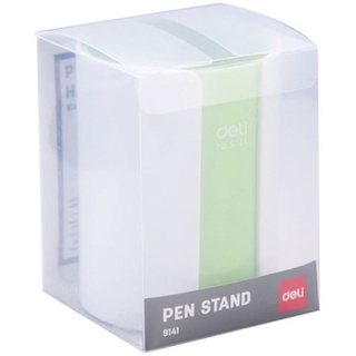 PEN HOLER (DELI) กล่องใส่ปากกามีรูปแบบกล่อง ทรงกลม กล่องปากกาพลาสติก (คละสี)