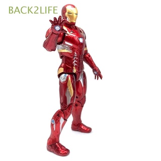 BACK2LIFE Creative Iron Man Oramanets Car Goods Action Figure Avengers Iron Man Figure Dashboard Decor Accessories Auto Center Console Office Desktop Gifts Lovely Car Dashboard Model Toy/Multicolor