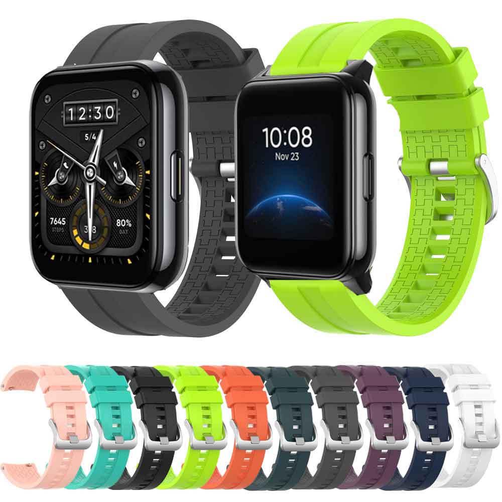 ภาพหน้าปกสินค้าสายนาฬิกาข้อมือซิลิโคน 22 มม. สําหรับ Realme Watch 2 / 2 Pro Smartwatch