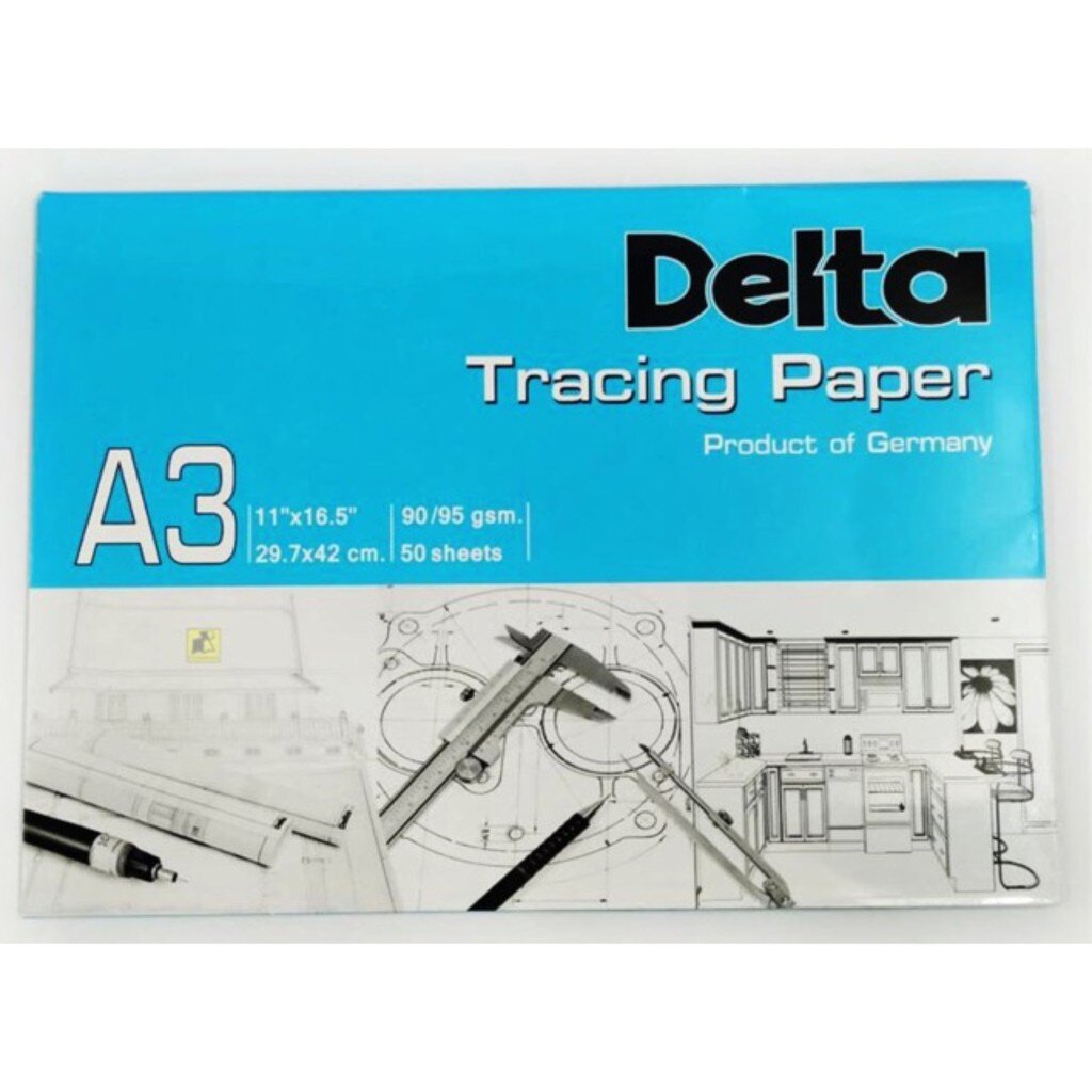 กระดาษไขเขียนแบบ-delta-a3-50-แผ่น-ไม่มีกรอบ