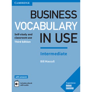 DKTODAY หนังสือ BUSINESS VOCAB.IN USE INTER WITH ANS.&amp; EBOOK (3ED)