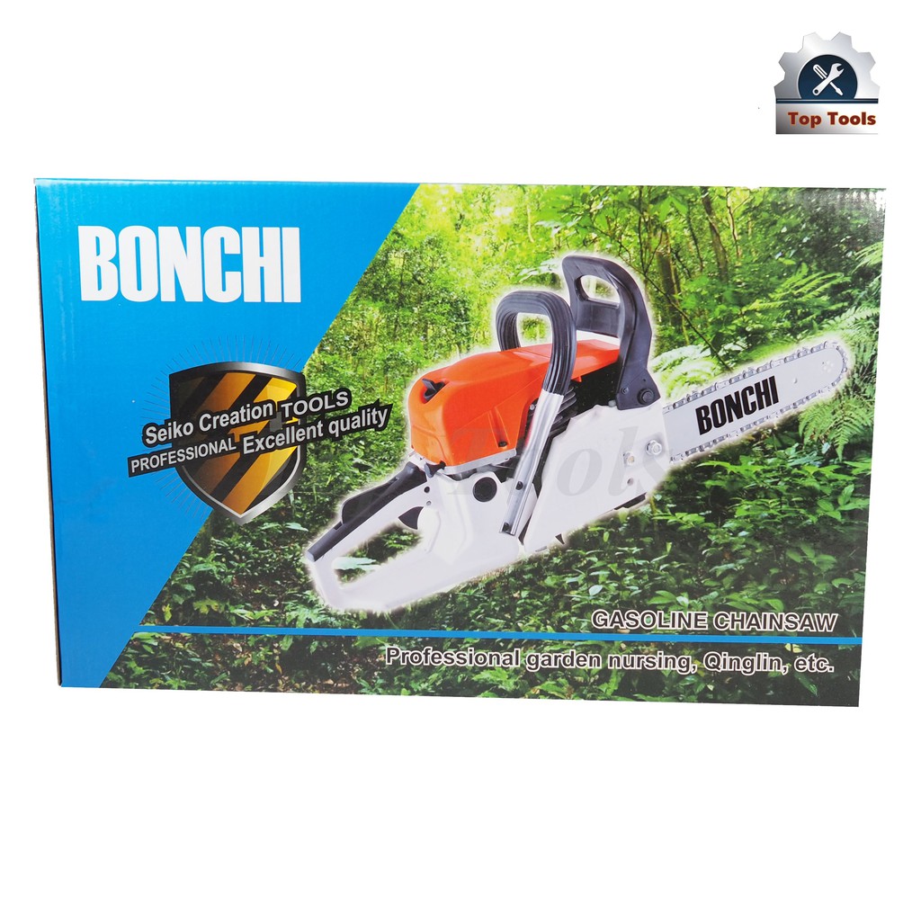 ภาพสินค้าBONCHI เลื่อยยนต์ เลื่อยโซ่ยนต์ บาร์ 11.5 กำลัง 2.0kw/ 7500rpm MODEL: YMS3200 เลื่อย เลื่อยไฟฟ้า จากร้าน top_tools บน Shopee ภาพที่ 5