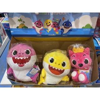 🔥พร้อมส่ง🔥Baby Shark &amp; Pinkfong ตุ๊กตา เบบี้ชาร์ค มีเสียงเพลง มีให้เลือกหลายสี