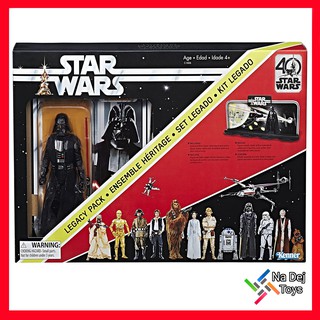 Hasbro Darth Vader Star Wars 40th Legacy Pack Black Series ดาร์ธเวเดอร์ สตาร์วอร์ส แบล็คซีรีส์ แพ็ค 40 ปี