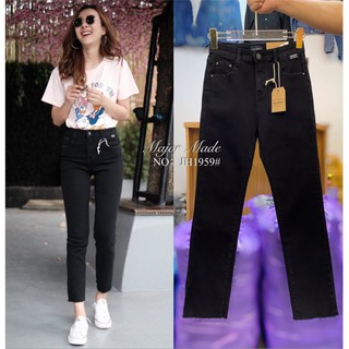 JH1959#มีS-XL#ยีนส์ขากระบอกเล็ก#jeans house