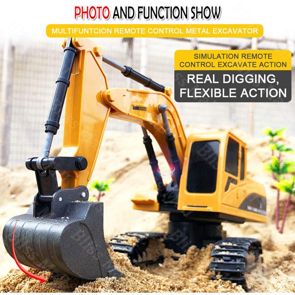 จัดส่งที่รวดเร็ว-2-4-rc-excavator-รถบังคับ-รถตักดิน-แม็คโคร-หัวตักเหล็กอร์เกลี่ยดิหัวตักเหล็กนคว