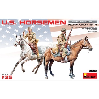 โมเดลประกอบ MiniArt 1/35 MI35151 U.S. HORSEMAN