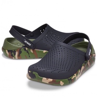 ภาพขนาดย่อของสินค้าCrocs Literide Printed Camo Clog รองเท้าคร็อค ลายทหาร ใส่ได้ทั้งหญิงและชาย