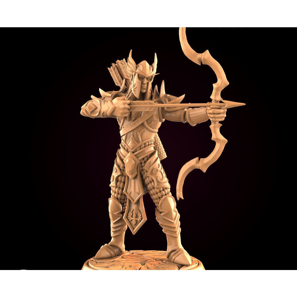 โมเดล-world-of-warcraft-figures-elf-archer-scale-1-25-1-35
