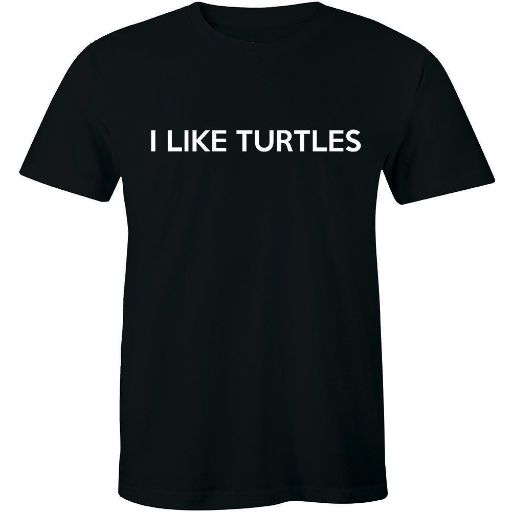 cod-เสื้อยืด-ผ้าฝ้าย-พิมพ์ลาย-i-like-turtles-nerd-geek-humor-turtle-แฟชั่นสําหรับผู้ชาย