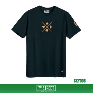 7th Street เสื้อยืด รุ่น CKY006 Lucky-กรมเข้ม ของแท้ 100%