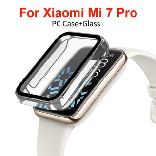 สินค้า เคสโทรศัพท์มือถือ PC กระจก กันรอยหน้าจอ สําหรับ Xiaomi Mi band 7 pro Mi band 7Pro Mi band 7 pro