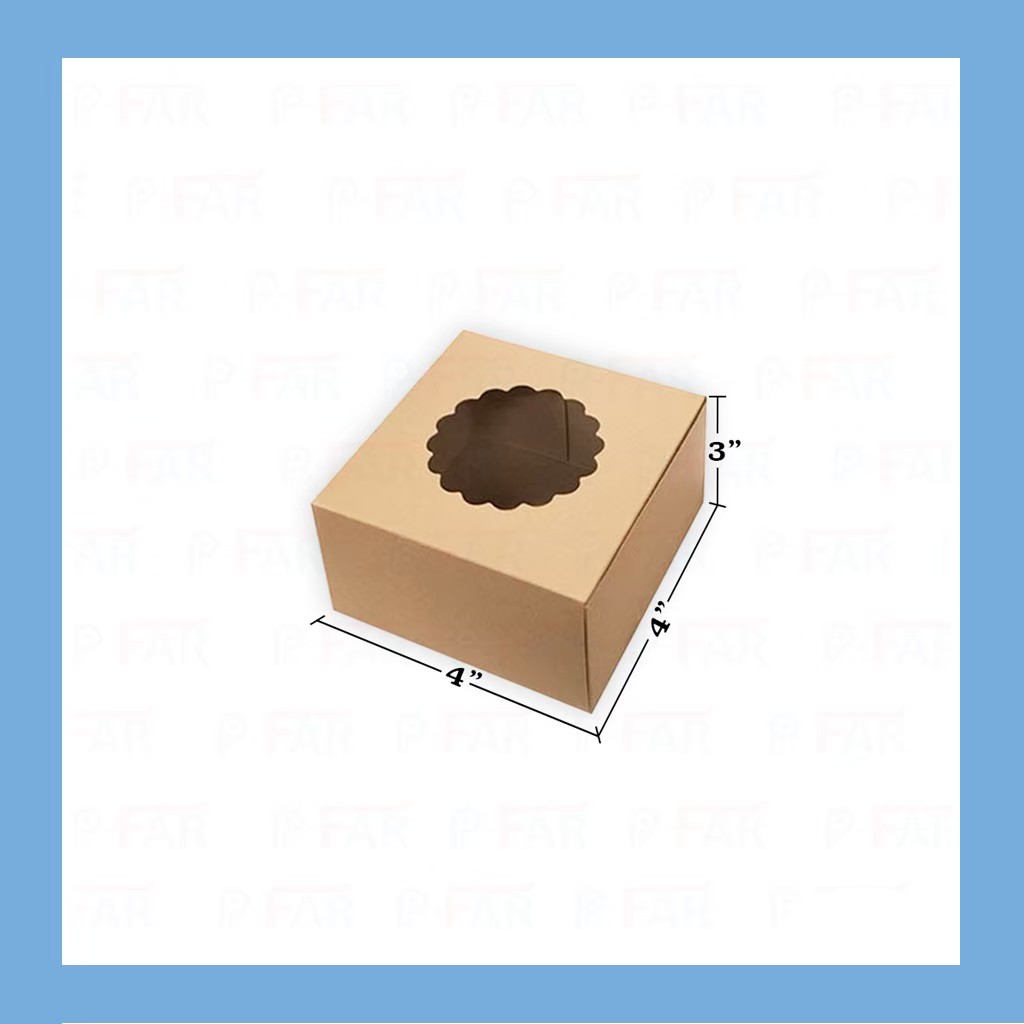 กล่องเค้กชิ้น-ขนาด-4x4x3-นิ้ว-100-ใบ-inh101