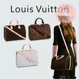 Shopee ราคาต่ำสุด 🔥ของแท้ 100% 🎁Louis Vuitton Brand New SPEEDY 30 Bag (พร้อมสายคล้องไหล่)