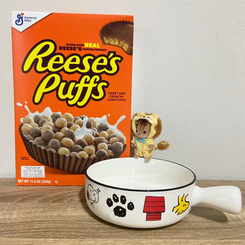 reeses-puffs-peanut-butter-cereal-326g-ซีเรียล-reeses-puffs-รสพีนัทบัตเตอร์-หอมอร่อย-นำเข้าจากอเมริกา-ลอทใหม่-พร้อมส่ง