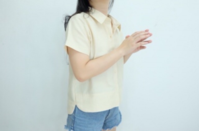 เสื้อเชิ้ตลินินแขนสั้น-simple-shirt