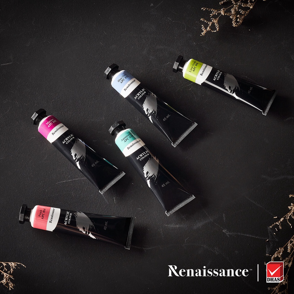 renaissance-สีอะคริลิค-45-มล-35-เฉดสี-จำนวน-1-หลอด