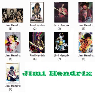 โปสเตอร์ Jimi Hendrix (9แบบ) จิมิ เฮนดริกซ์ วง ดนตรี นัก กีตาร์ อเมริกัน รูปภาพ ติดผนัง สวยๆ poster (88x60ซม.โดยประมาณ)
