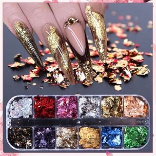 &lt;Sale&gt; Nail Giltter Lightweight Mirror Polish Reusable Women Giltter Sequins for Party