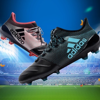 ส่งจากกรุงเทพ Adidas X 17.1 Leather รองเท้าสตั๊ด รุ่น FG Soccer Shoes ชนิดหุ้มข้อ สำหรับฟุตซอล ฟุตบอล