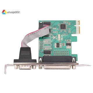 อะแดปเตอร์แปลงพอร์ต Rs232 Rs-232 Serial Port Com &amp; Db25 Printer Parallel Port Lpt To Pci-E Pci Wch382L สําหรับเครื่องพิมพ์มือถือ