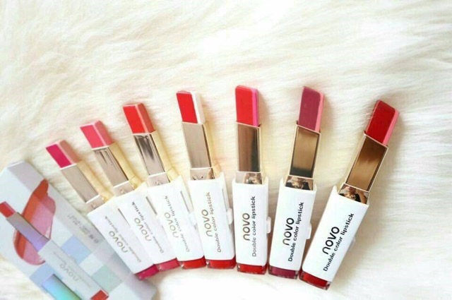 ครบเบอร์ขายดีอับดับ-1-novo-color-lipstick-colors-ลิป-2-โทน-ลิป-2-โทน-เทรนด์ใหม่ล่าสุด-จากเกาหลี-ลิปแนวใหม่