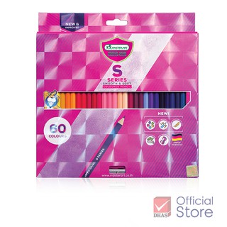 [Clearance Sale] Master Art สีไม้ ดินสอสีไม้ 60 สี รุ่นเอส-ซีรี่ส์ จำนวน 1 กล่อง