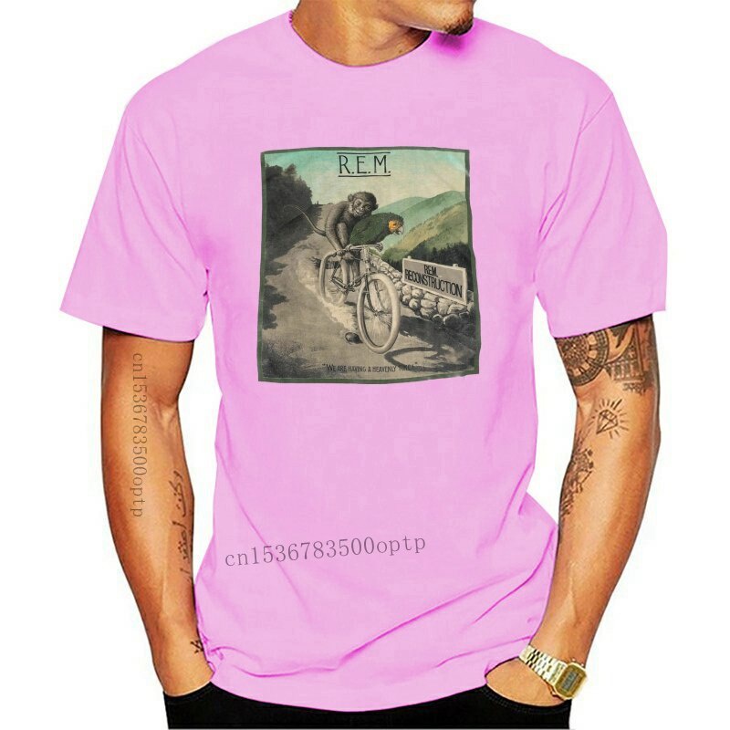 เสื้อยืดผู้ชาย Vtg 80S R.E.M. เสื้อยืด ลาย Concert Tour Fables Of