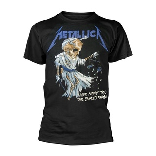 เสื้อยืดโอเวอร์ไซส์เสื้อยืด พิมพ์ลาย Metallica Doris แฟชั่นฤดูร้อน สําหรับผู้ชายS-4XL