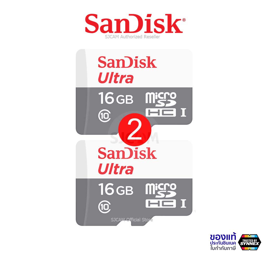 ภาพสินค้าSandisk Micro SD Card Ultra Class10 16GB 32GB 64GB 128GB 100MB/S (SDSQUNS) เมมโมรี่ แซนดิส ประกัน 7 ปี จากร้าน sjcam_officialstore บน Shopee ภาพที่ 3