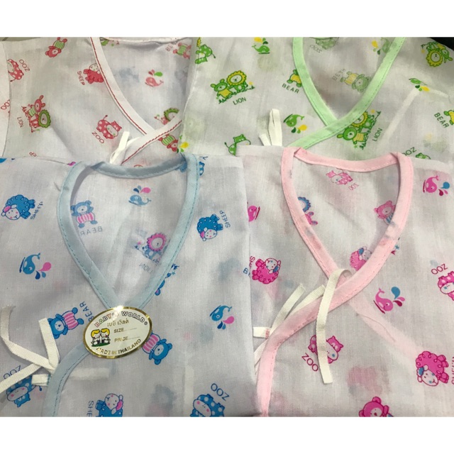 เสื้อผูกหน้าผ้าป่าน-เบบี้เวิลด์-ยกโหล