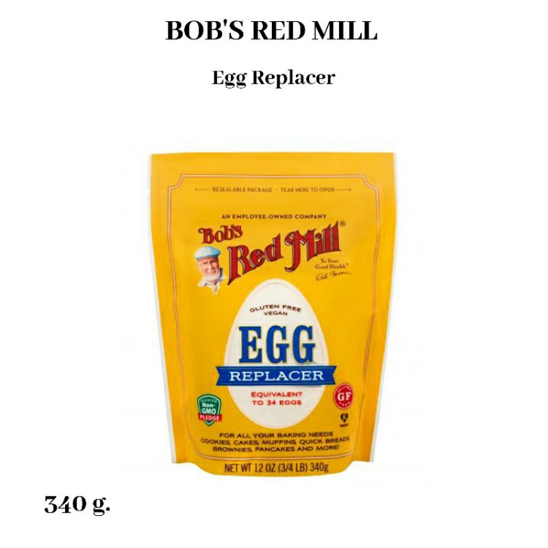 Bob's Red Mill Gluten Free Vegan Egg Replacer 340 g. Shopee Thailand