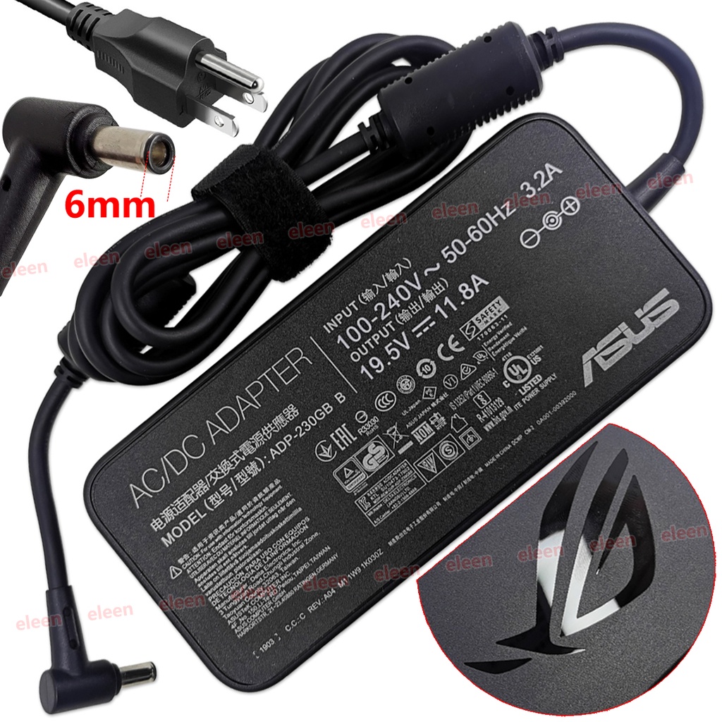 230W ADP-230EB T AC Adapter Laptop Oplader Compatibel voor Asus ADP-230EB T Laptop Voeding Connector 7.4 * 5.0mm (19.5V 11.8A