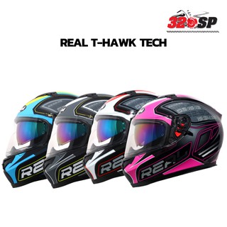 หมวกกันน็อค Real รุ่น T-Hawk Tech ส่งฟรี !! 🤩! ใส่โค้ด 3320SP190J ลด 190 บาท 🤩