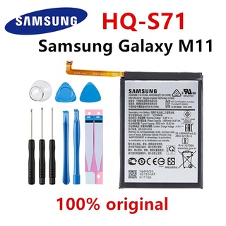 SAMSUNG ต้นฉบับ100% HQ-S71 5000MAh แบตเตอรี่ทดแทนคุณภาพสูงสำหรับ Samsung Galaxy M11แบตเตอรี่โทรศัพท์มือถือ + เครื่องมือ