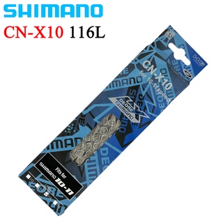 Shimano โซ่จักรยานเสือภูเขา CN-X10 116 ลิงค์ 10 11 ความเร็ว สําหรับ Deore Alivio