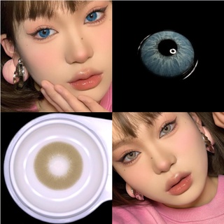 Uyaai คอนแทคเลนส์สีธรรมชาติ 2 ชิ้น